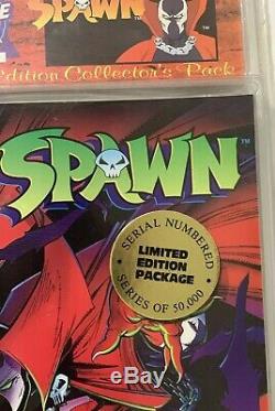 Spawn # 1 5 Limited Edition Scellé En Usine Todd Mcfarlane Tous Les 1er Imprimer