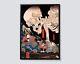 Spectre Squelette Utagawa Kuniyoshi, Art Mural Traditionnel Japonais De Blocs De Bois