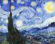 Starry Night De Vincent Van Gogh Giclee Museum Taille Repro Sur Toile