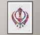 Symbole Khanda Aquarelle Imprimer Affiche D'art Mural Khanda Décor Mural Art Sikh Indian