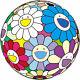 Takashi Murakami Festival De Fleur 300 Fleur Singed Boule Copie D'affiche De Lithographie