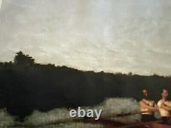 Thomas Eakins Imprimé Sur Toile Oreilles Sur Le Schuykill