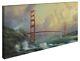 Thomas Kinkade San Francisco, Golden Gate Bridge 16 X 31 Galerie Toile Enveloppée