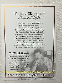 Thomas Kinkade Wrap Conquérant Les Tempêtes 16 X 31 Toile Enroulée