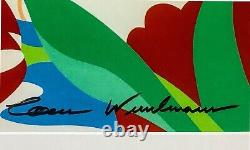 Tom Wesselmann - Vintage Print 11x14 Mat Cadre De Lecture Signature Signée À La Main