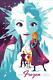 Tom Whalen Frozen Disney Mondo Affiche Du Film Imprimer Olaf Elsa Anna Mint Numéroté