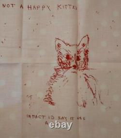 Tracey Emin Not A Happy Kitten (en Fait ID Say It Was A Dog) 2003 Rare