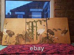 Triptyque Ensemble de 3 Chiens sur fond ORIGINAL Ensemble de 3 impressions Affiche Toile