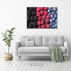 Tulup Glass Print Wall Art Image Image 100x70cm Fruits Forestiers
