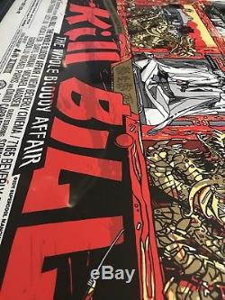 Tyler Stout Kill Bill Affaire Sanglante Entière Signé Mondo Print Poster Tarantino