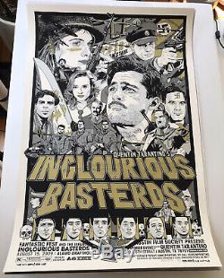 Tyler Stout Signé Inglourious Basterds Variant Mondo Film Print Art The Thing