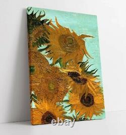 Van Gogh Sunflowers - Canvas Wall Art Float Effet/image/afficher Imprimer