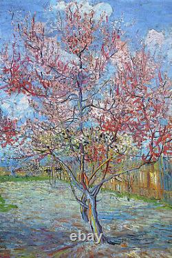 Vincent Van Gogh The Pink Peach Tree In Blossom 1888 (v2) Poster Painting Gift