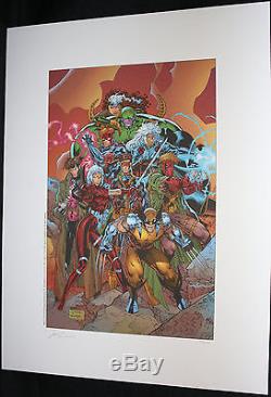 Wildc. A. T. S / X-men Print # 32/300 (ex) 1997 Signé Par Jim Lee