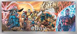 X-men #1 20th Anniversary Foil Variante Affiche D'art Imprimer X/200 36x16 Pas Mondo